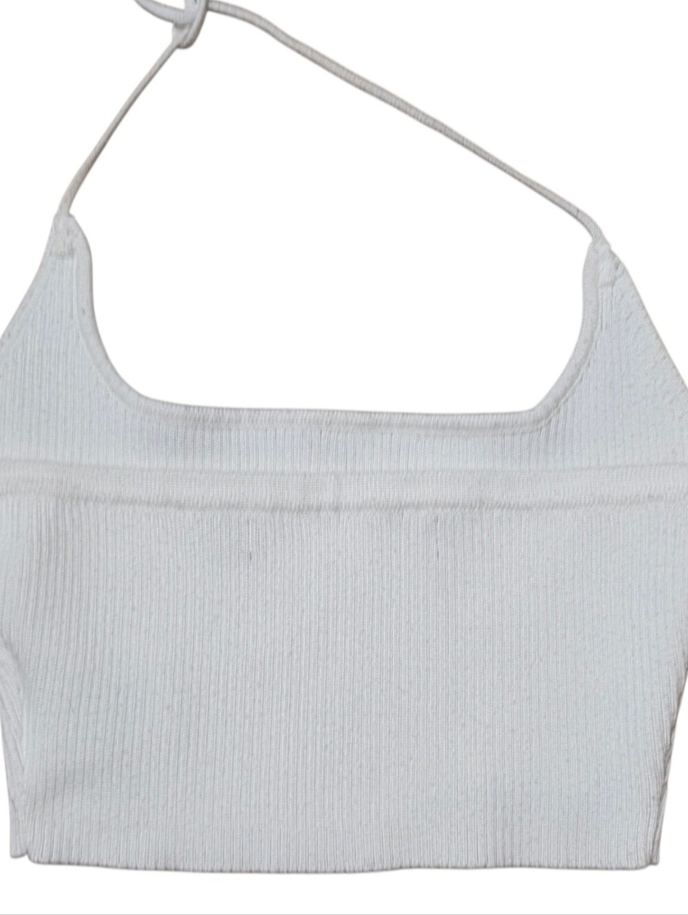 Sweet Chilling Square Neck Cropped Ribbed Halter Top — image 4 of 4